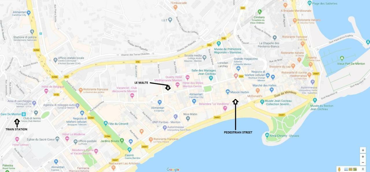 Le Malte Apartamento Menton Exterior foto